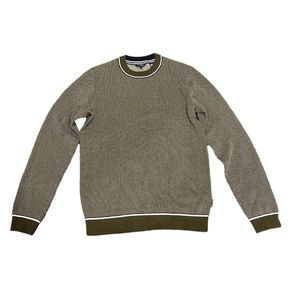 Ted Baker Olive Green printed sweater